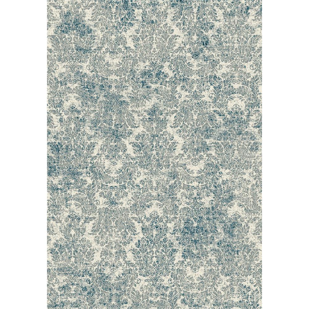 KAS 8609 Provence 2 Ft. 2 In. X 6 Ft. 11 In. Runner Rug in Ivory/Blue